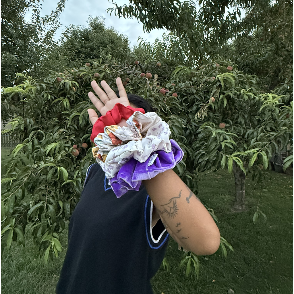 Autumn Bloom Scrunchie
