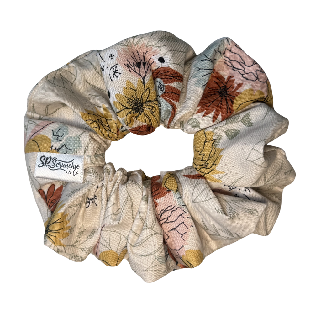 Autumn Bloom Scrunchie