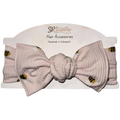 3-6 Months Bee Print Stretchy Knot Headband