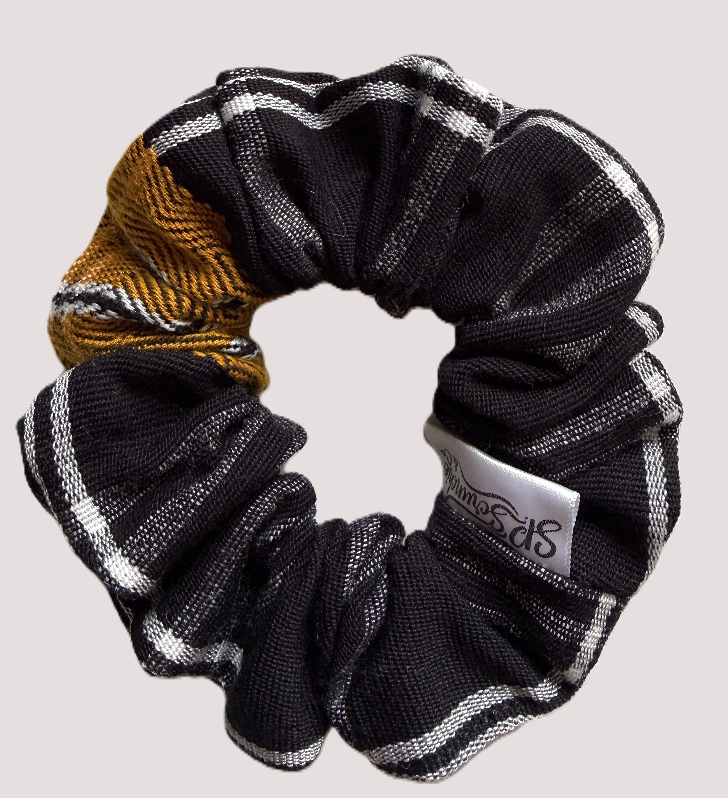 Medium Burmese Chin textile collection scrunchies