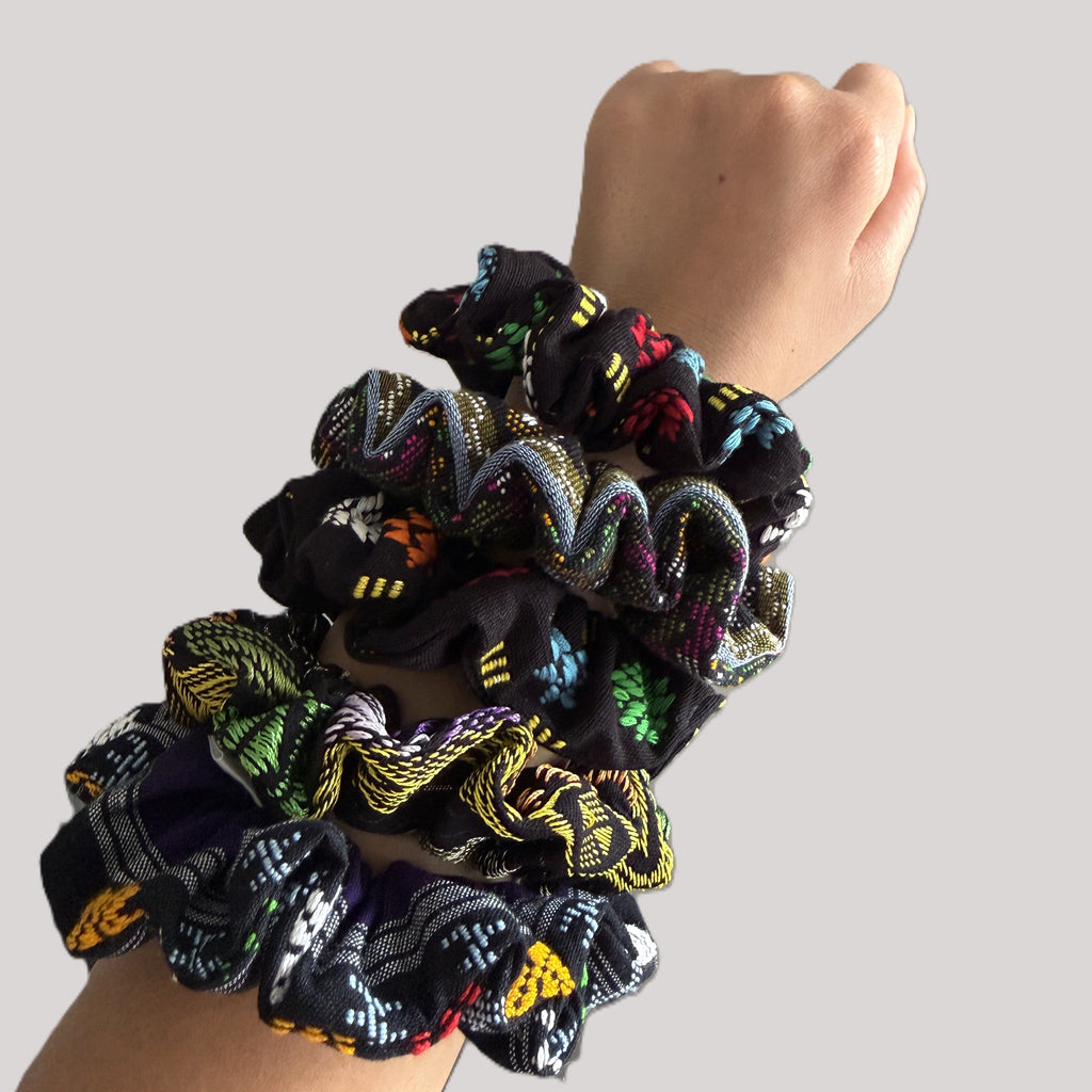 Ivy Plum Hand Woven Scrunchie