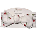 3-6 Months Cherry Print Stretchy knot Headband