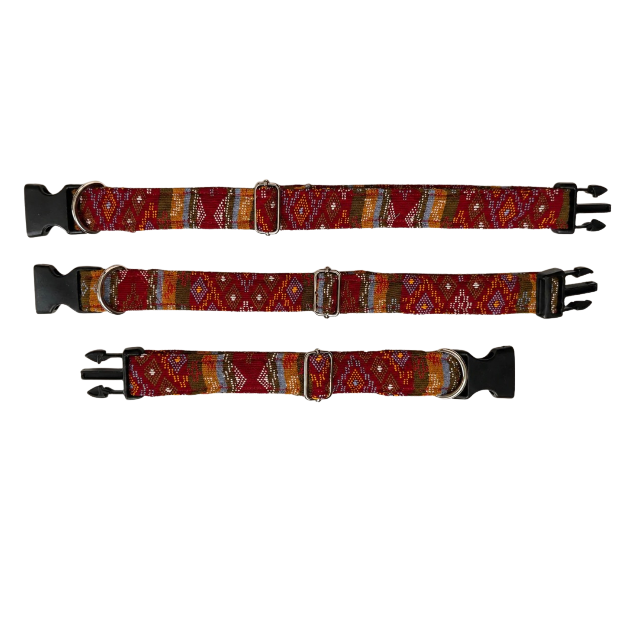 Red Burmese Chin Textile Collar