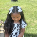 Bow Floral Hair clip