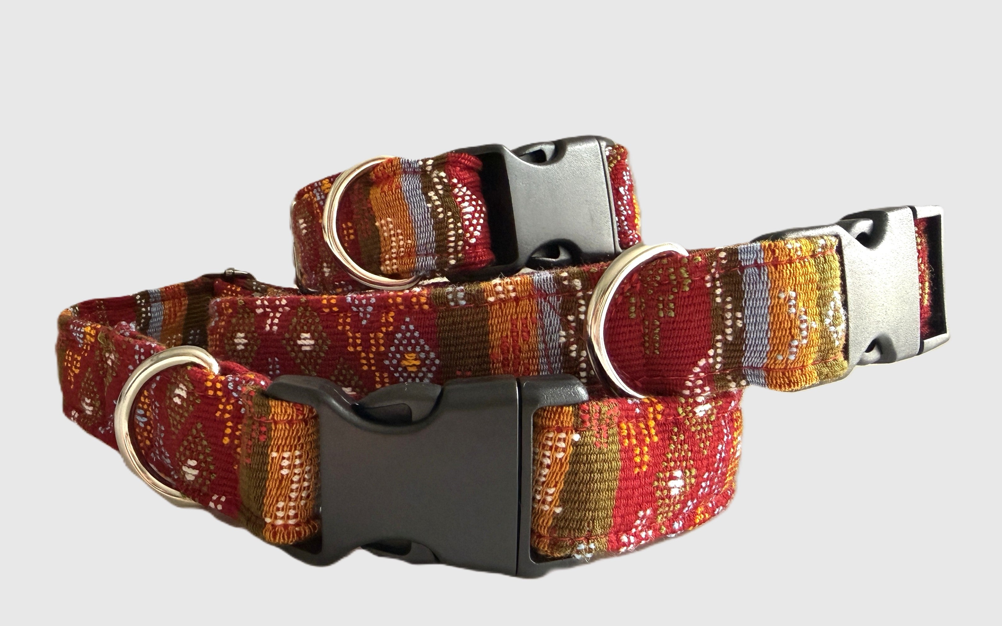 Red Burmese Chin Textile Collar