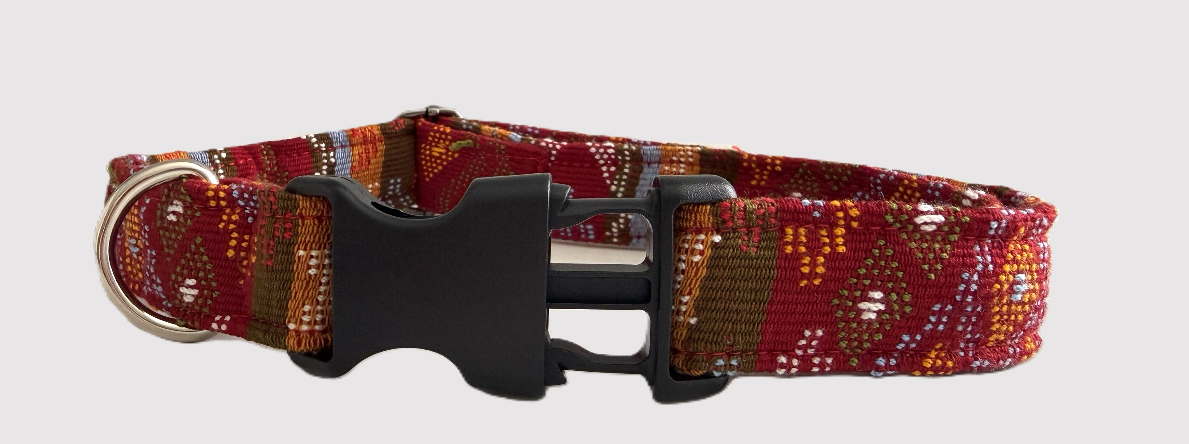 Red Burmese Chin Textile Collar