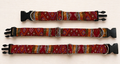 Red Burmese Chin Textile Collar