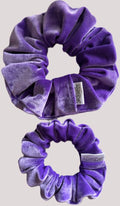 Purple Velvet Scrunchie